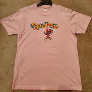 Supreme Dynamite Tee. Color Light Pink. Size Large.